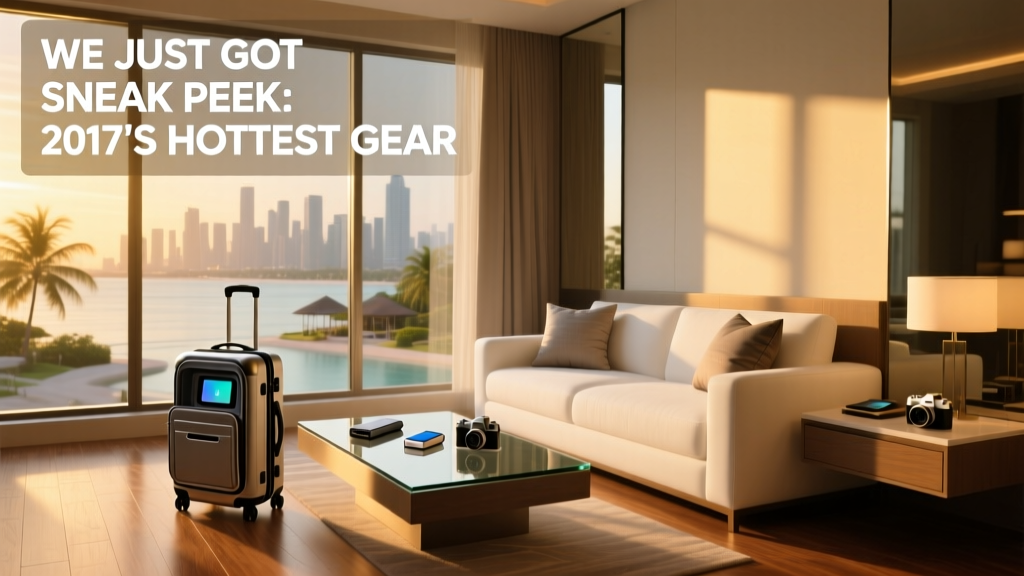 We Just Got a Sneak Peek: 2017’s Hottest Gear for Hospitality Professionals and Travelers Alike