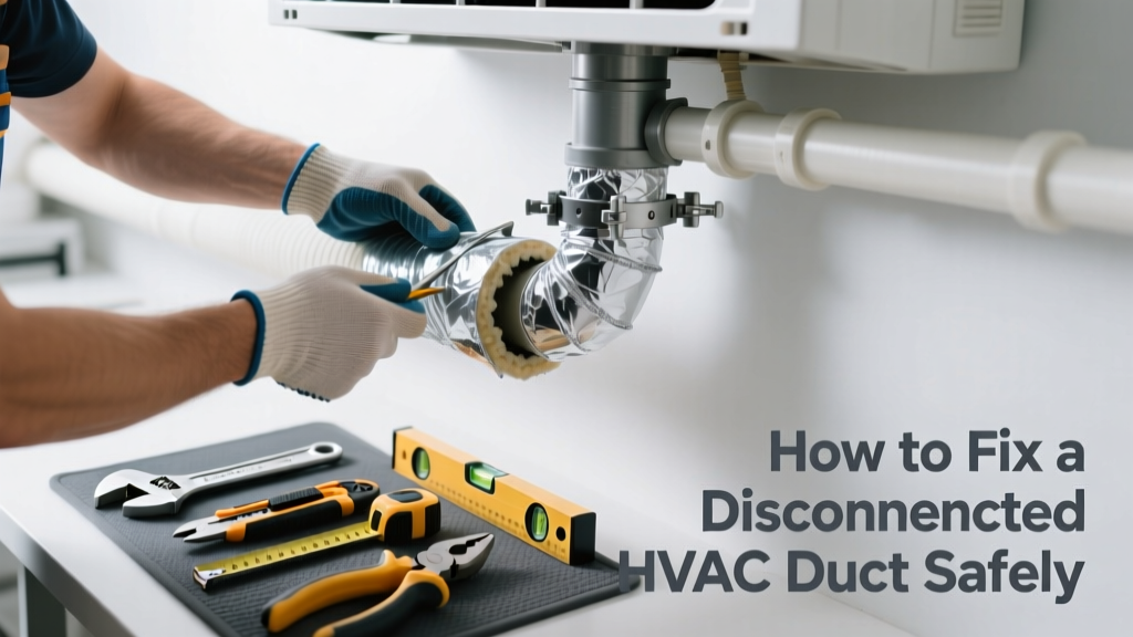 How to Fix a Disconnected HVAC Duct Safely