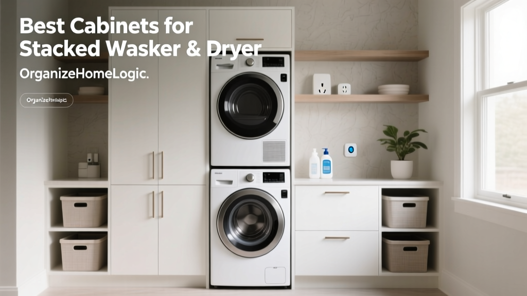 Best Cabinets for Stacked Washer & Dryer