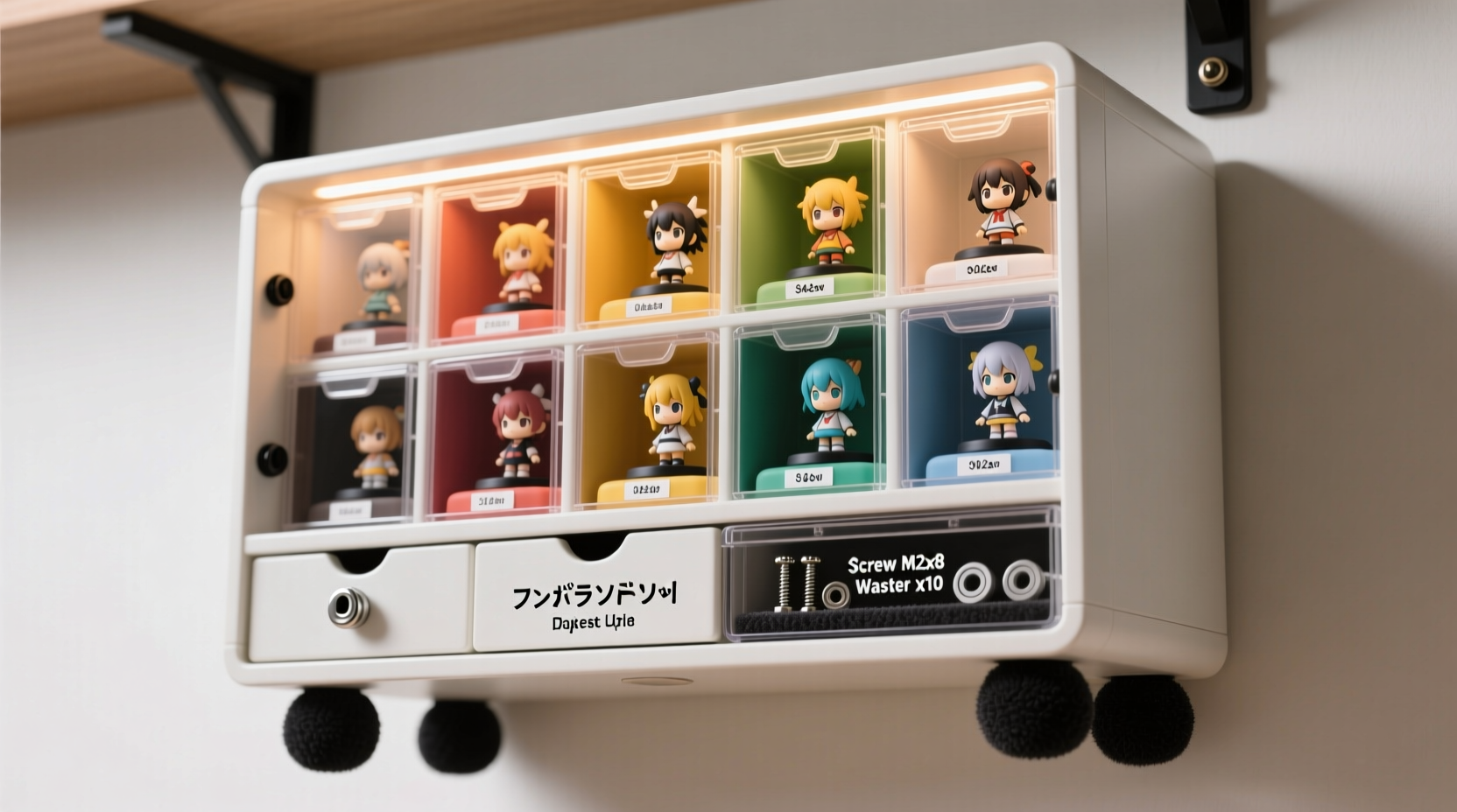 closet organization tips for anime figurine stands