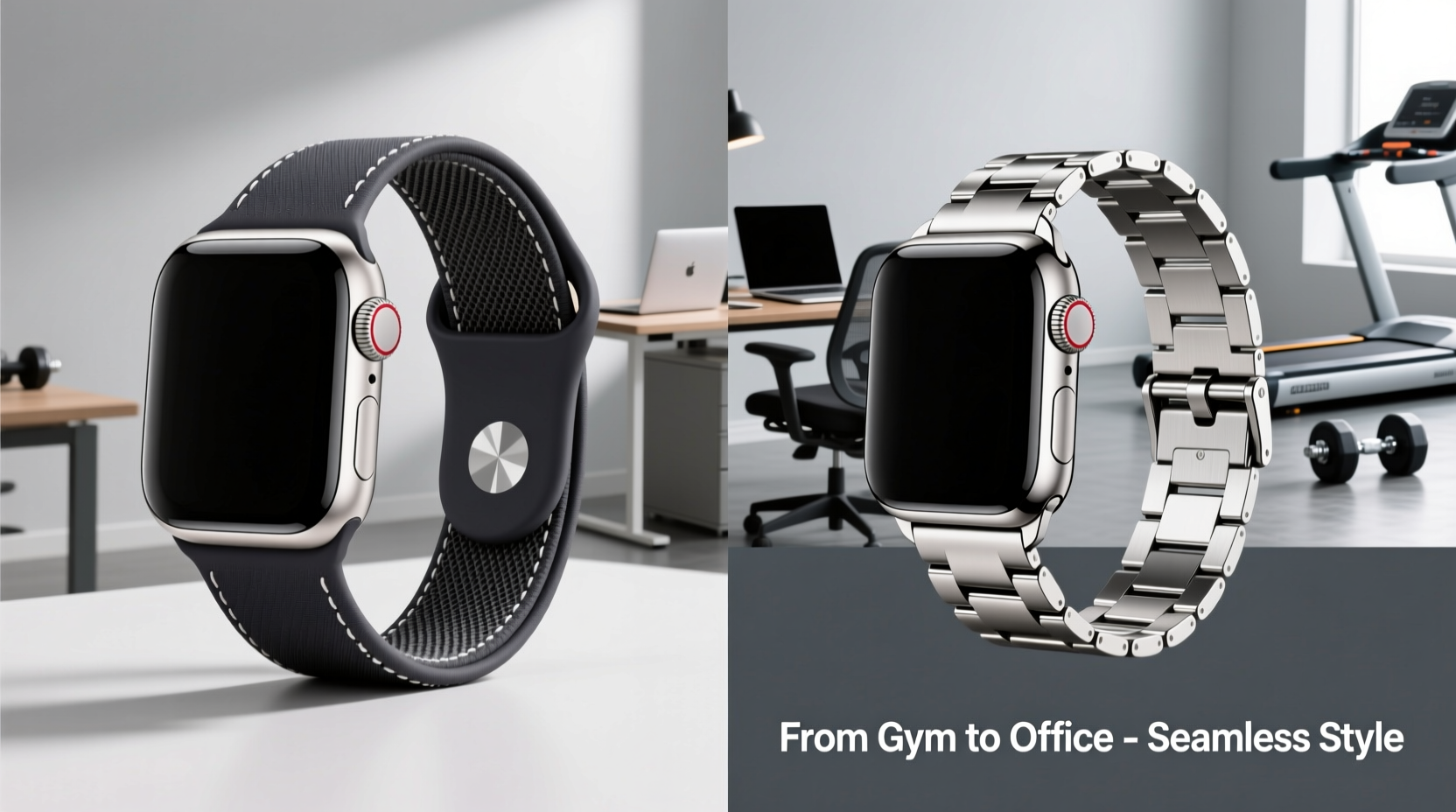 apple watch band styles that work for both gym and office settings