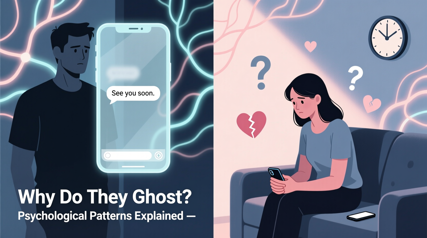 why does my boyfriend ghost me after we hang out psychological patterns explained
