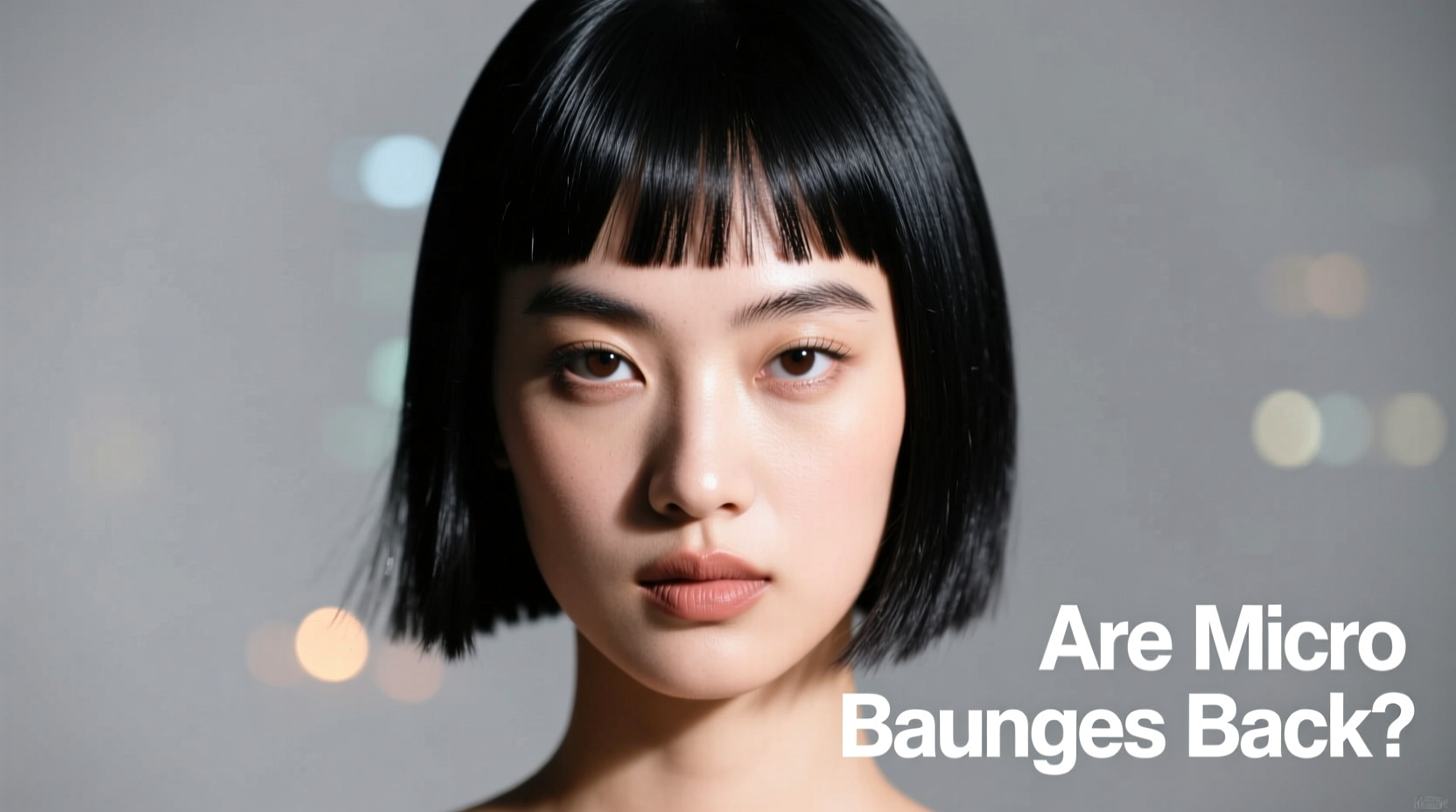 are micro bangs making a return or staying firmly in the 2000s