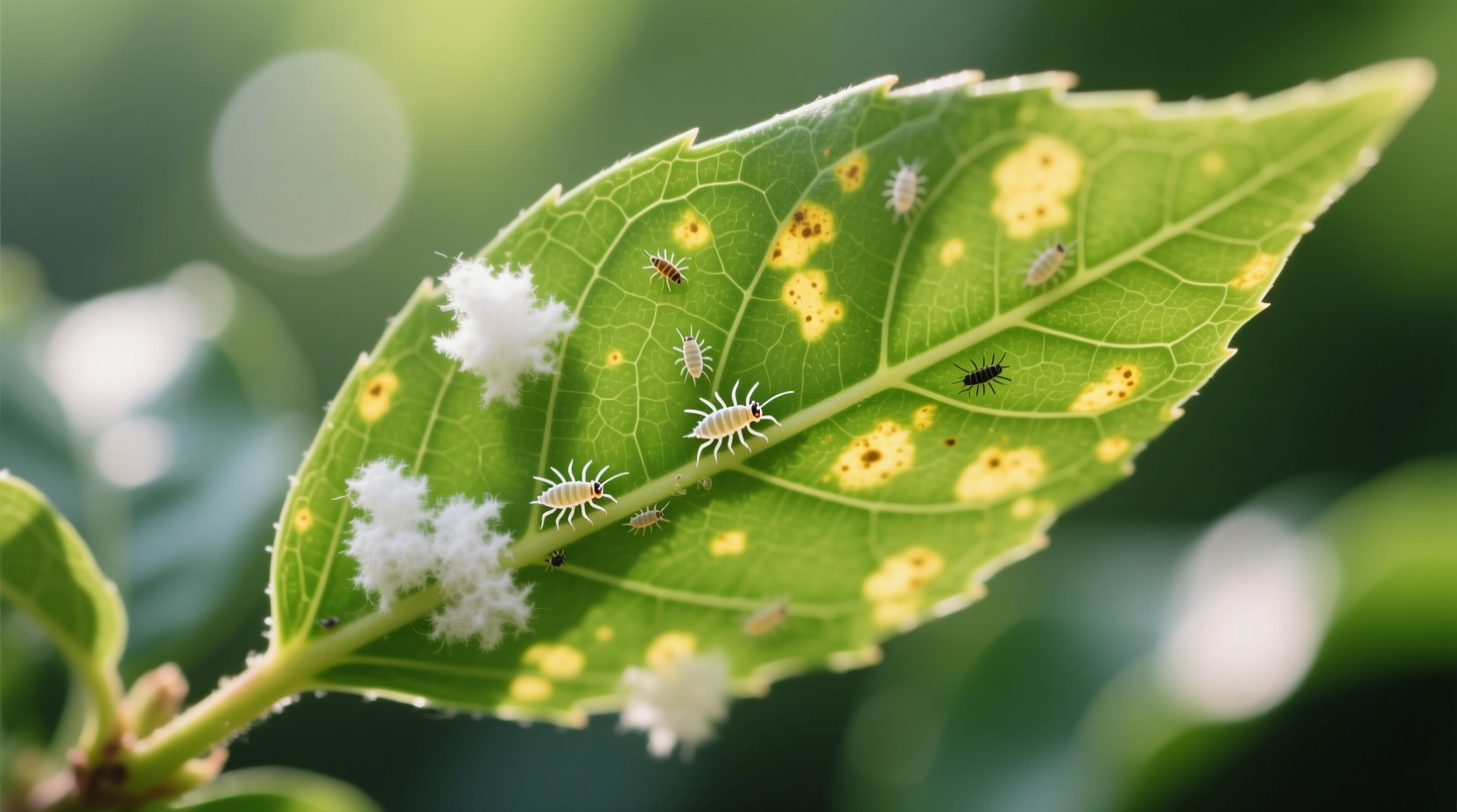 early signs of mealybugs