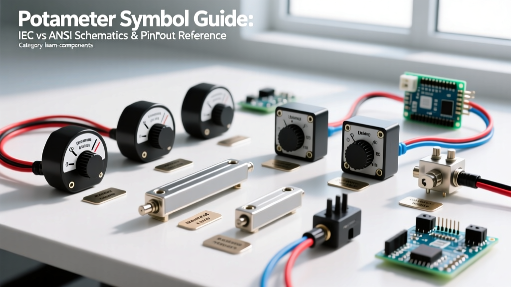 Potmeter Symbol Guide: IEC vs ANSI Schematics & Pinout Reference