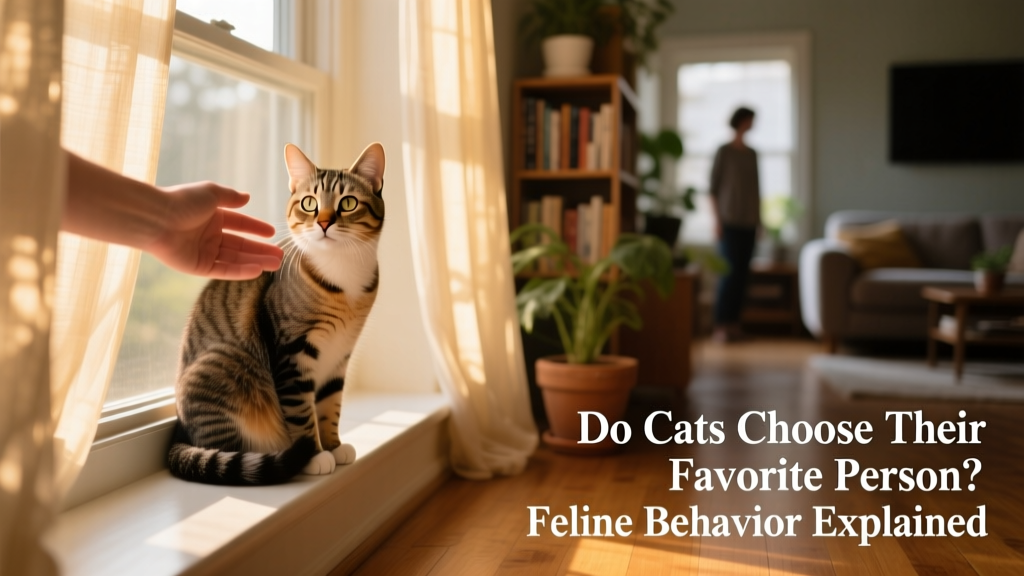 Do Cats Choose Their Favorite Person? Feline Behavior Explained