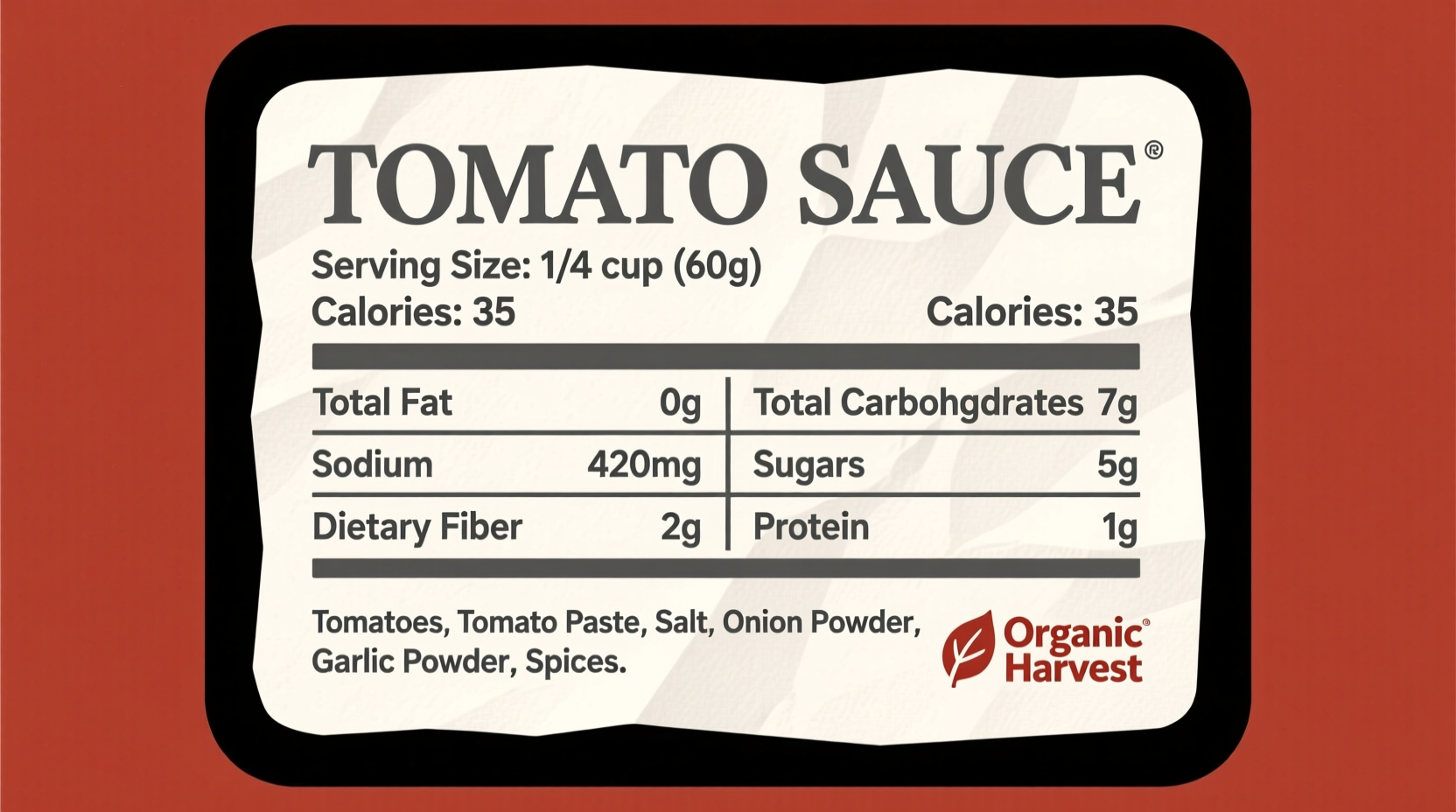 Tomato Sauce Nutrition Facts: What's Really in Your Jar