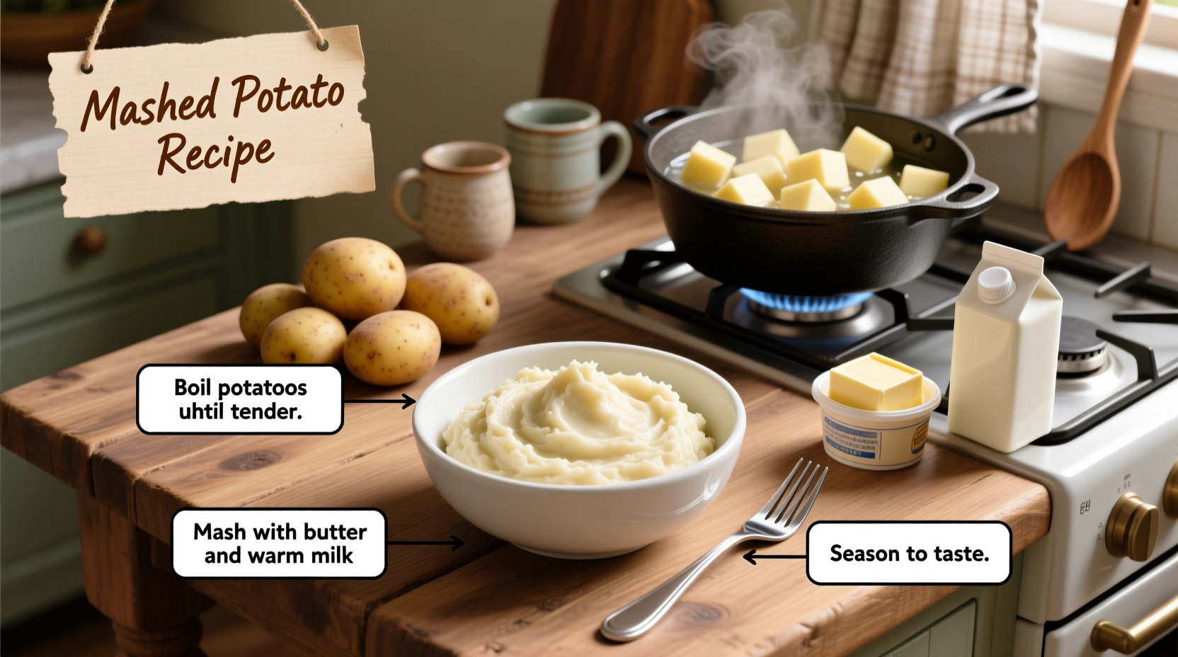How to Cook Mashed Potato: Creamy Recipe Guide