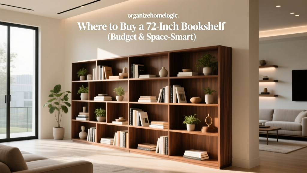 Where to Buy a 72-Inch Bookshelf (Budget & Space-Smart)
