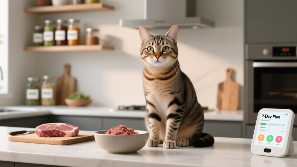 How to Discourage Cat Behavior Raw Food Triggers