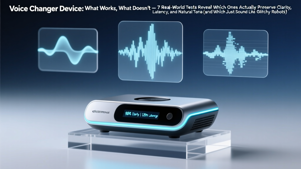 Voice Changer Device What Works What Doesn't: 7 Real-World Tests Reveal Which Ones Actually Preserve Clarity, Latency, and Natural Tone (and Which Just Sound Like Glitchy Robots)