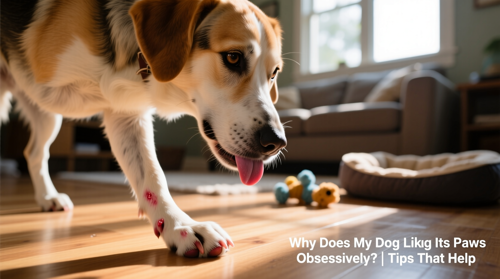 why does my dog lick its paws obsessively and what helps