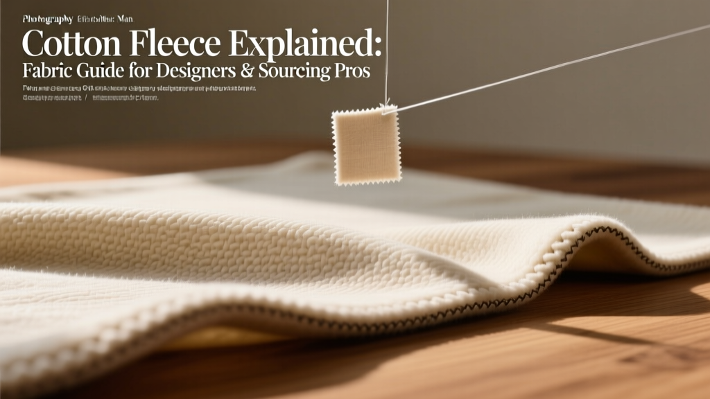 Cotton Fleece Explained: Fabric Guide for Designers & Sourcing Pros