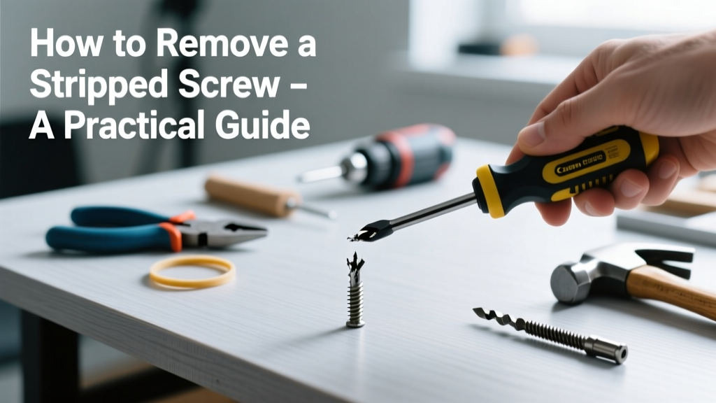 How to Remove a Stripped Screw: A Practical Guide