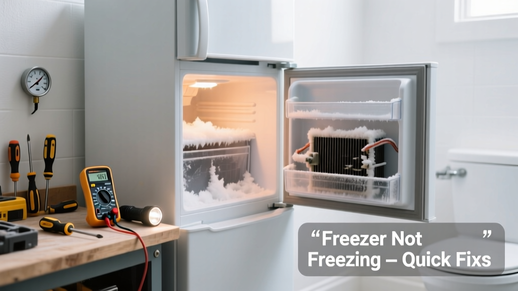Freezer Not Freezing in Bathroom: Quick Fixes