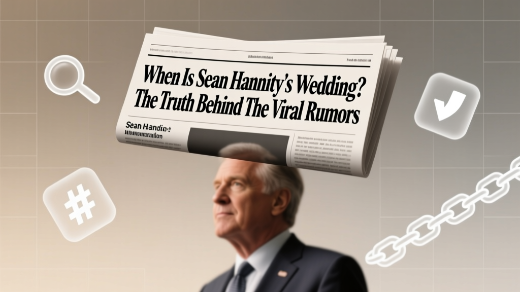 Sean Hannity Wedding Rumors: Truth Behind Viral Search