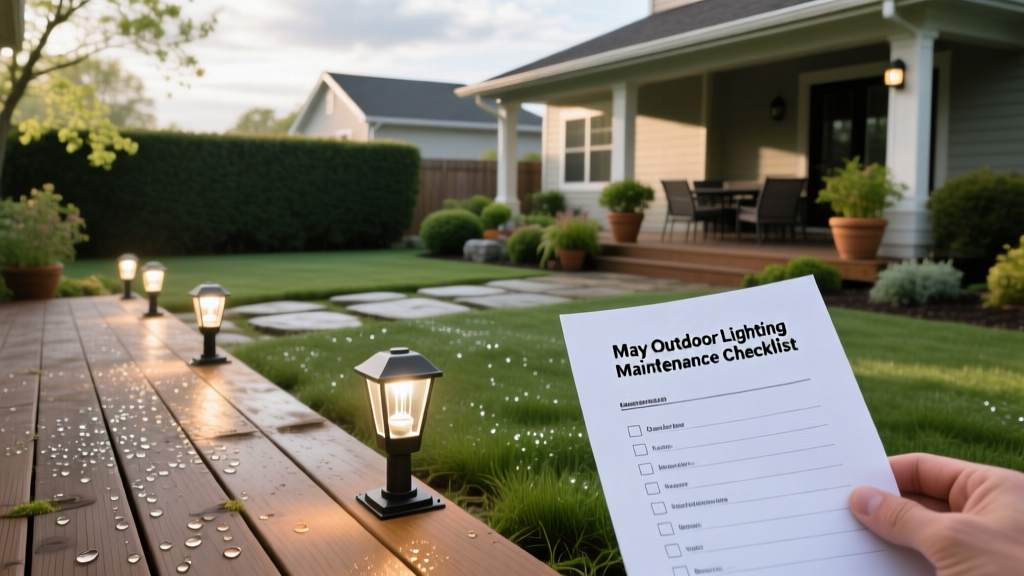 May Outdoor Lighting Maintenance Checklist