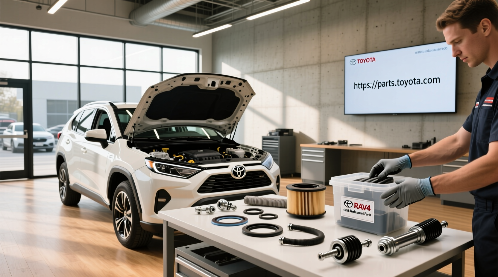 How to Choose Toyota RAV4 Parts: Official Website Buying Guide