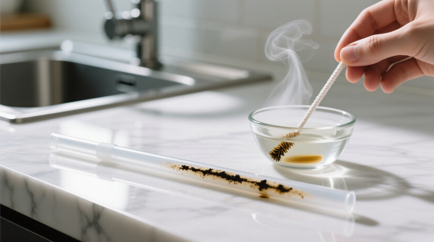eco friendly cleaning tips silicone straw odor fix