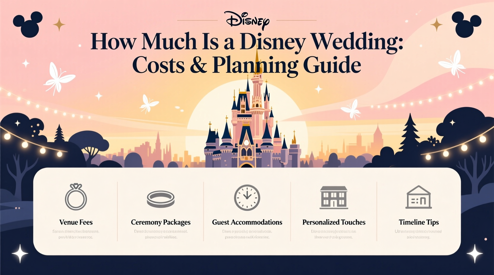 how much is a disney wedding