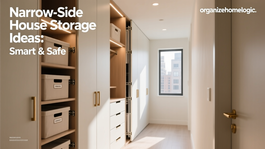Narrow-Side House Storage Ideas: Smart & Safe