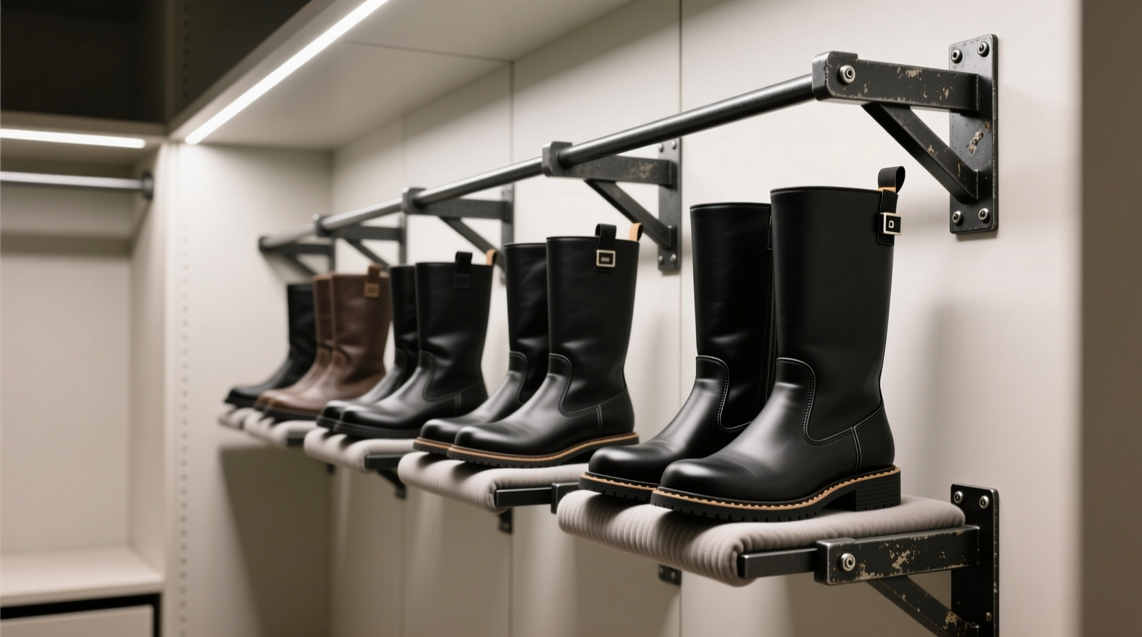 closet organization tips brackets vs wooden supports
