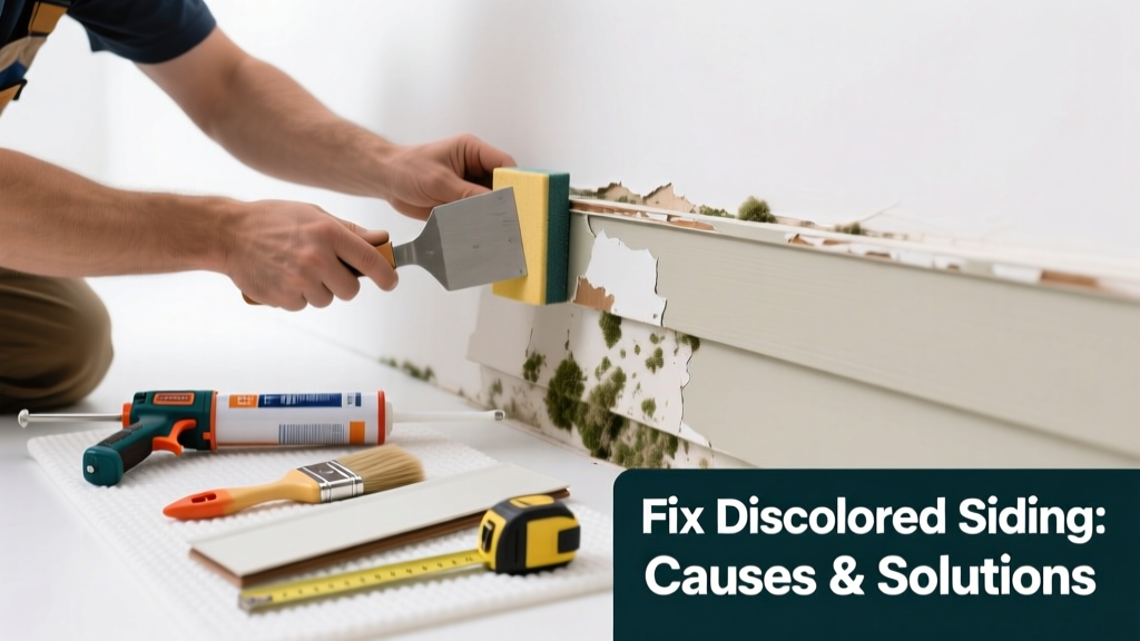 Fix Discolored Siding in Bathroom: Causes & Solutions