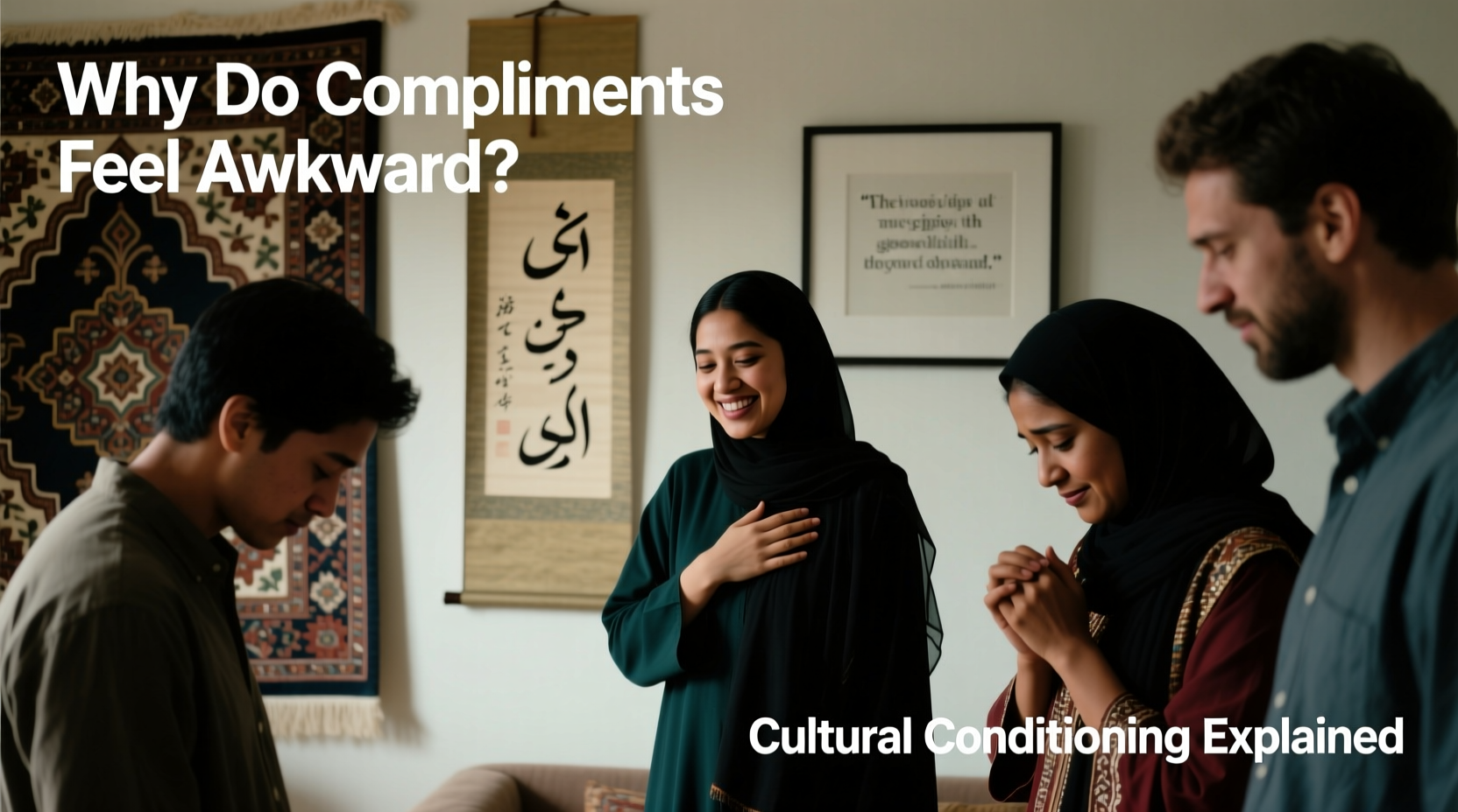 why do compliments feel awkward to receive cultural conditioning explained