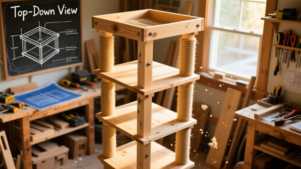 DIY Cat Tree: Build a Sturdy 5-Level Scratcher