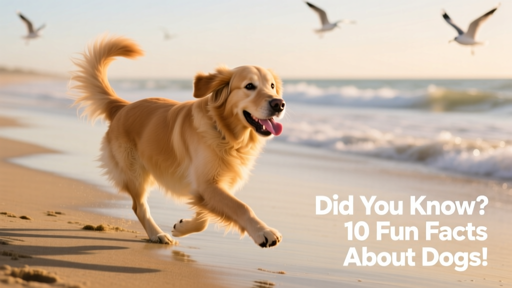 A joyful Golden Retriever on a beach, playfully chasing its own tail