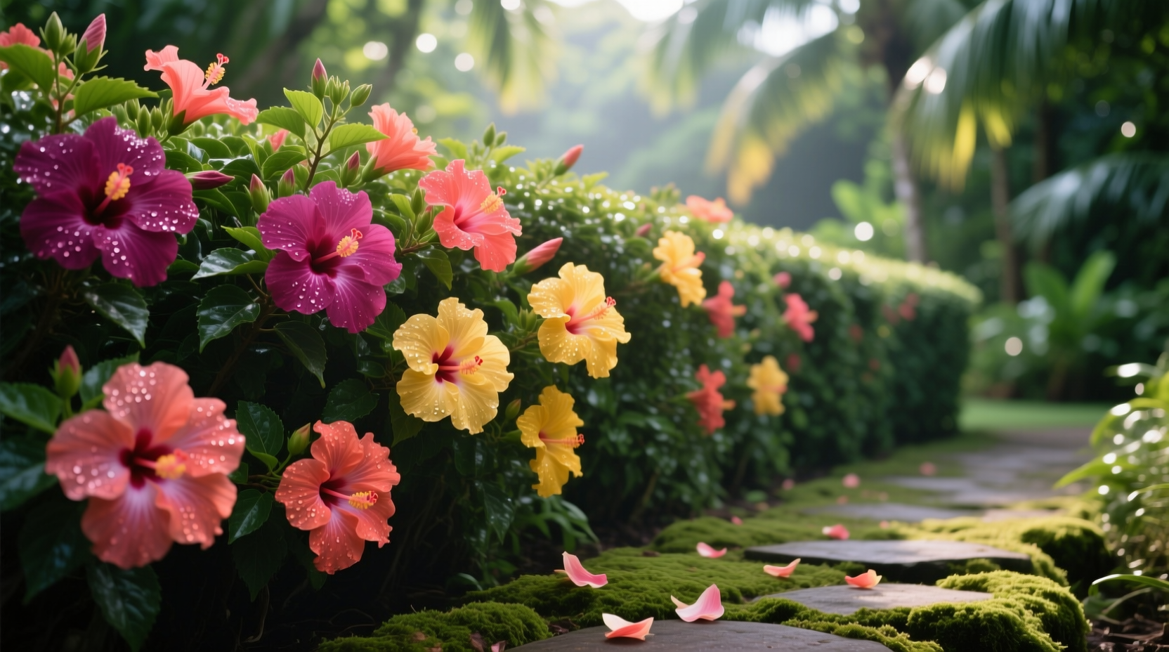 hibiscus hedging