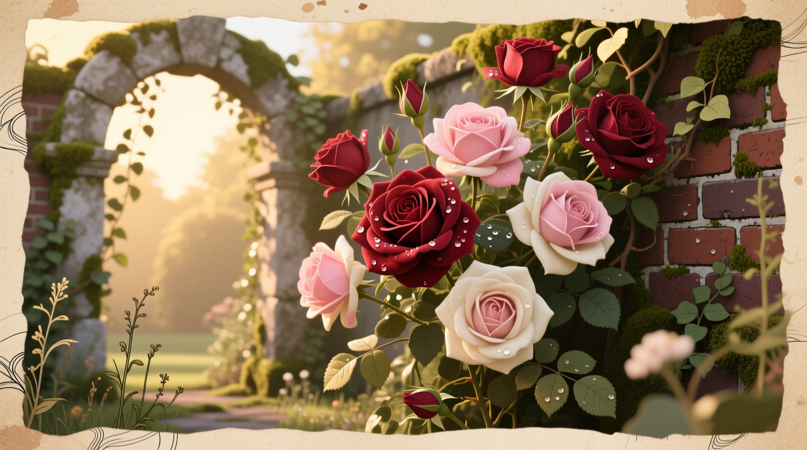old garden roses
