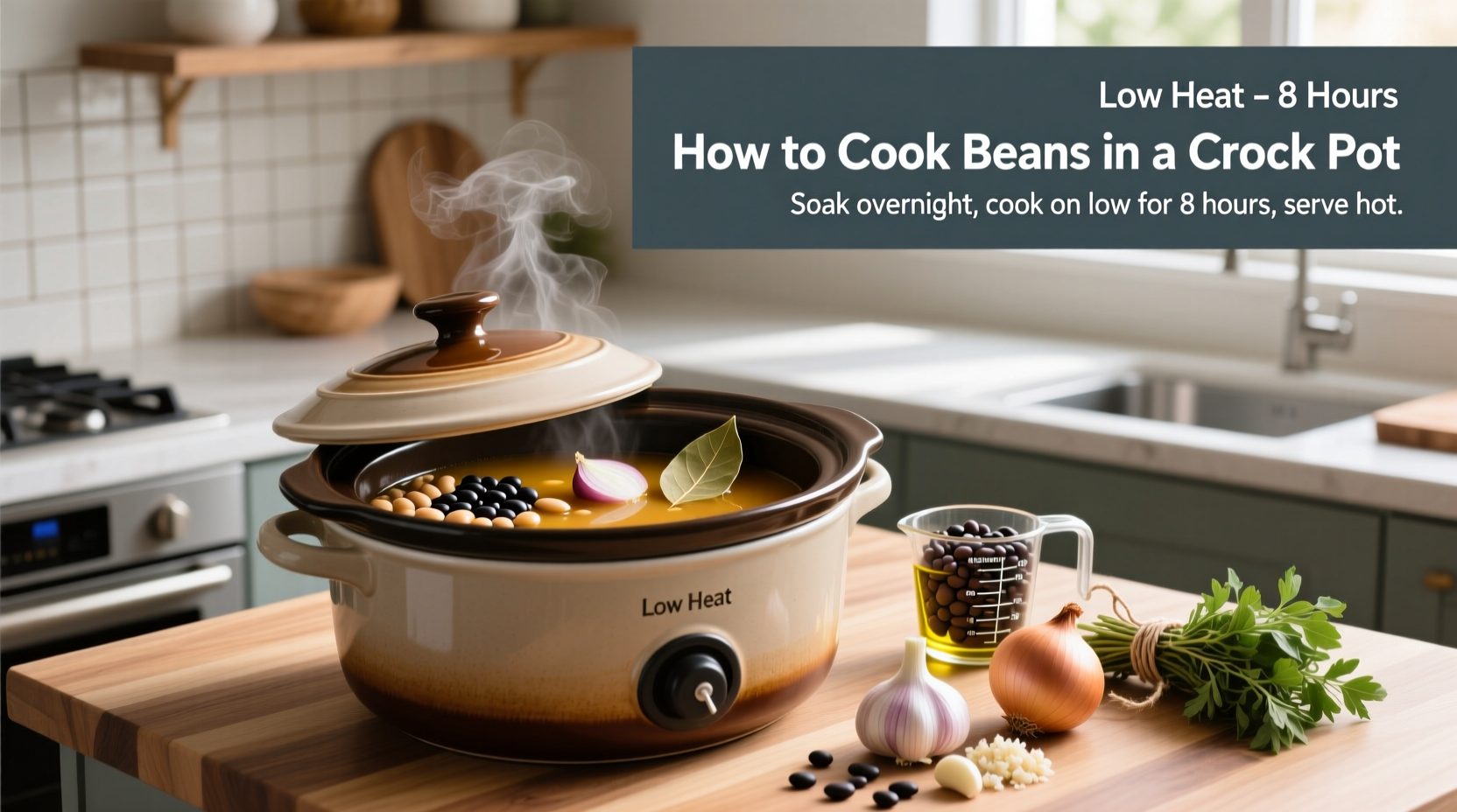 how to cook beans in a crock pot
