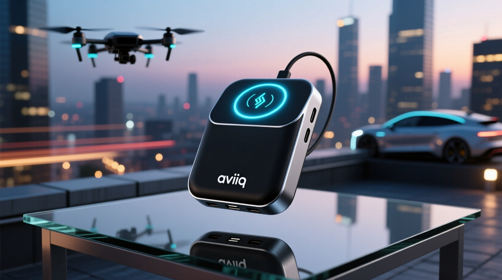 the aviiq portable charging station does away with a c