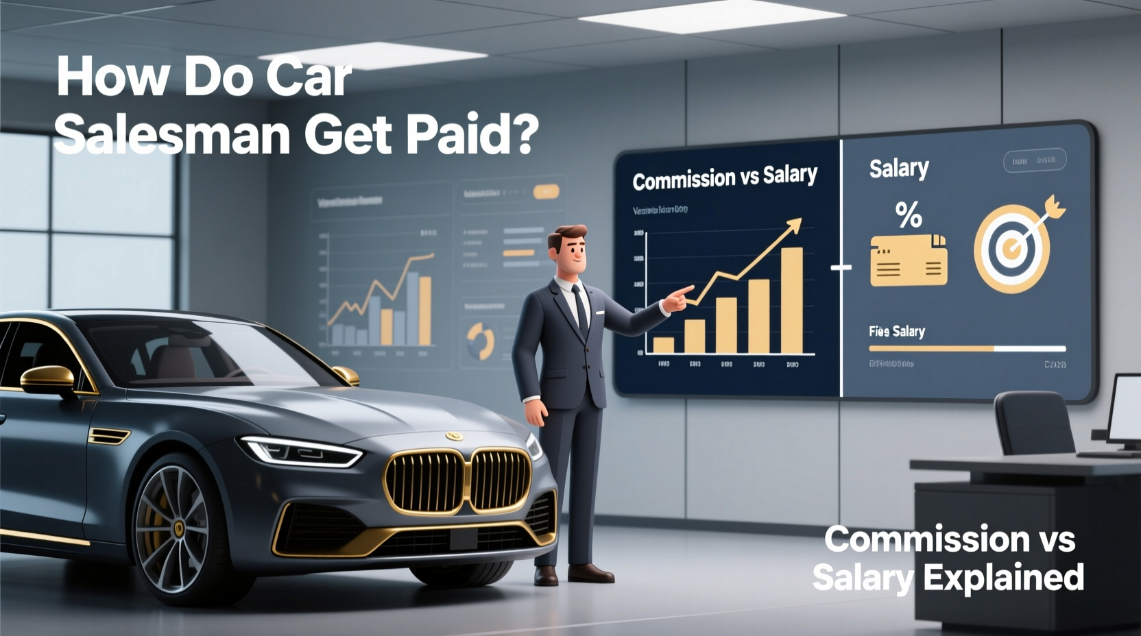 how do car salesman get paid