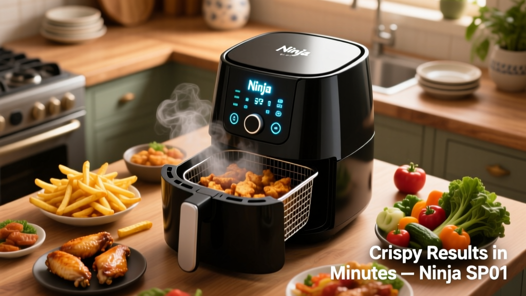 Ninja SP101 Air Fryer Features: Crispy Results, Smart Design