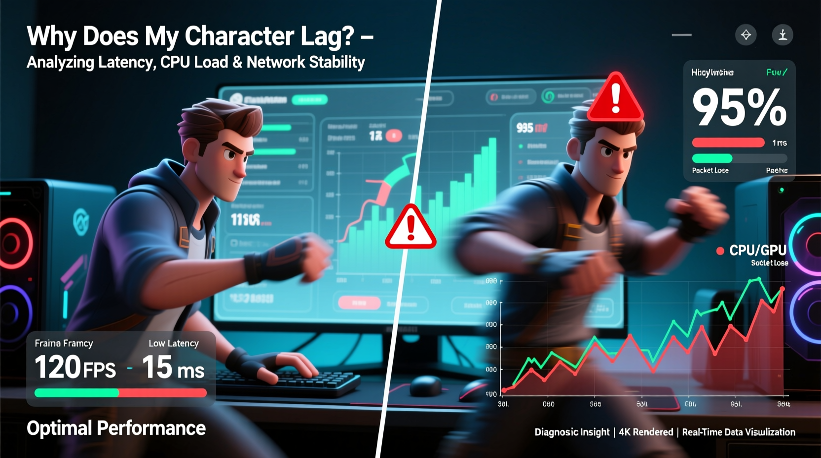 why does my character lag in multiplayer even with good ping