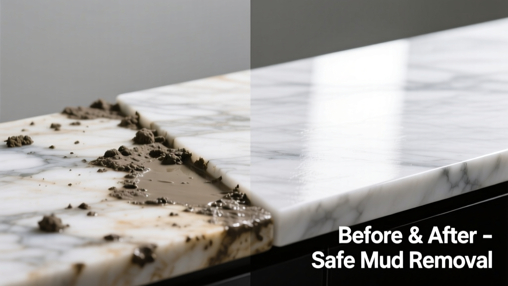 How to Remove Mud from Marble Safely and Effectively