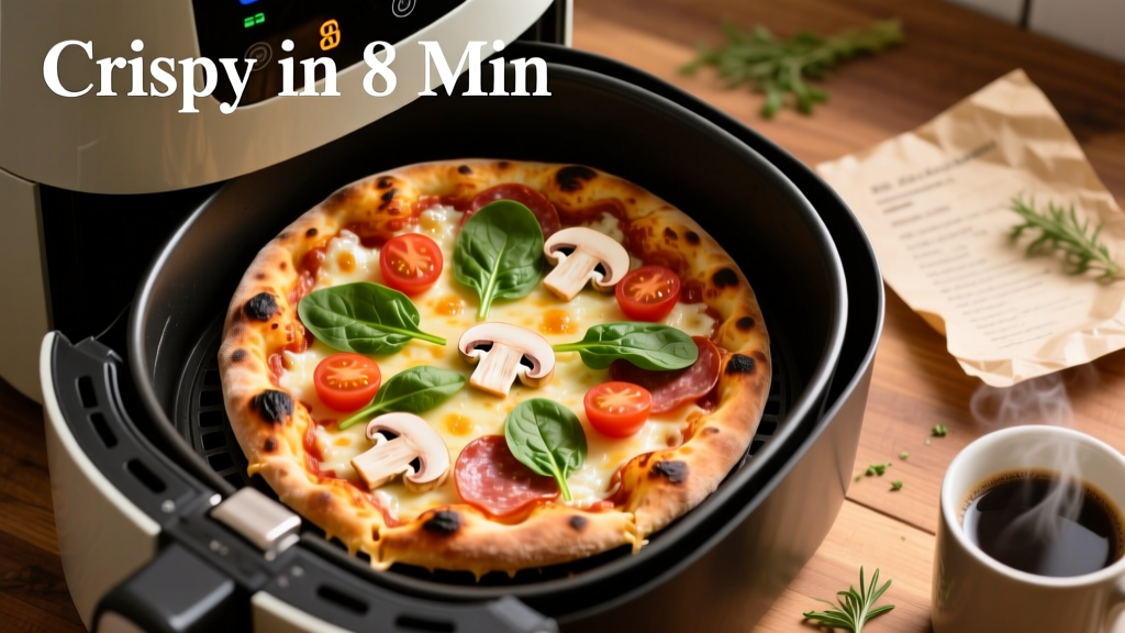 Frozen Flatbread Pizza in Air Fryer: Crispy in 8 Min