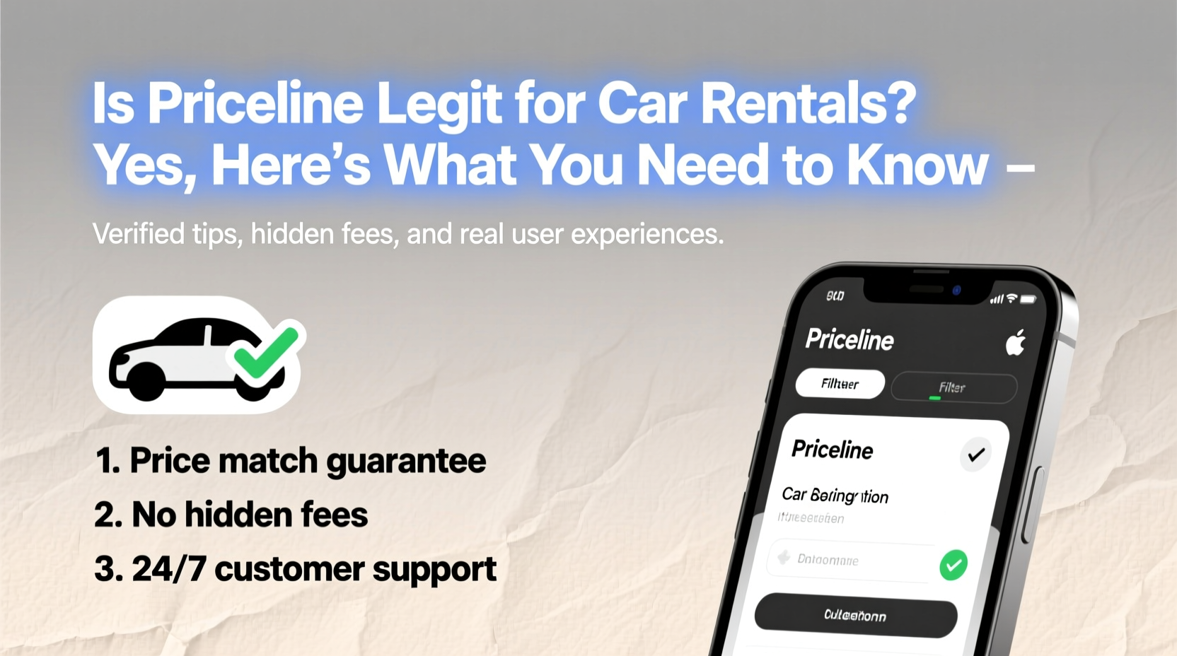 is priceline legit for car rentals