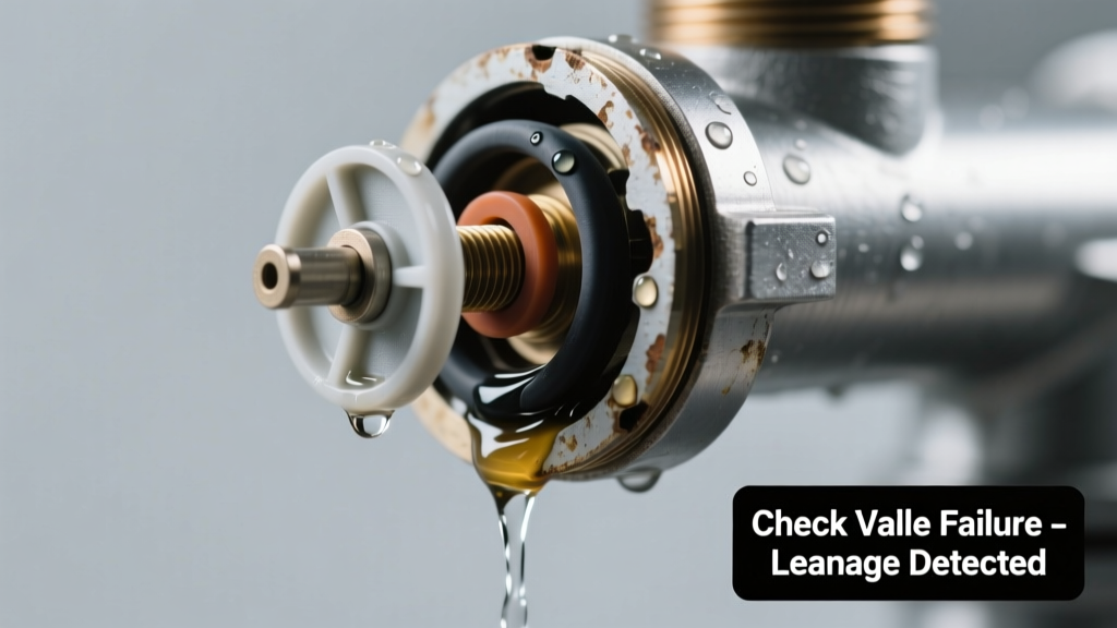 Sump Pump Check Valve Failed: Leaking Water Diagnosis