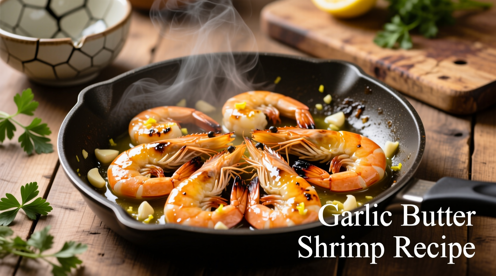 Dairy-Free Garlic Shrimp Recipe Without Butter (15-Minute Meal)