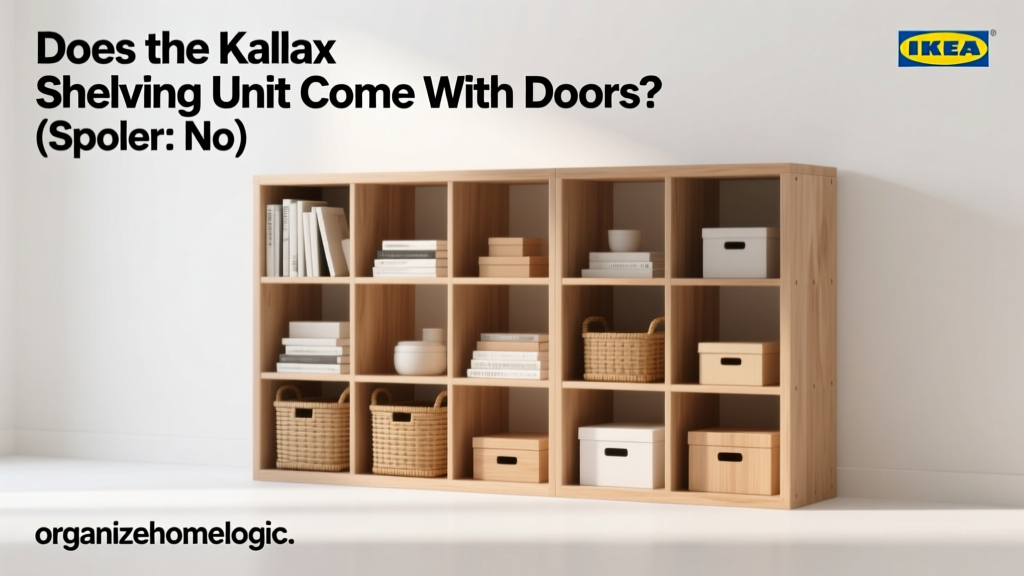 Does the Kallax Shelving Unit Come With Doors? (Spoiler: No)
