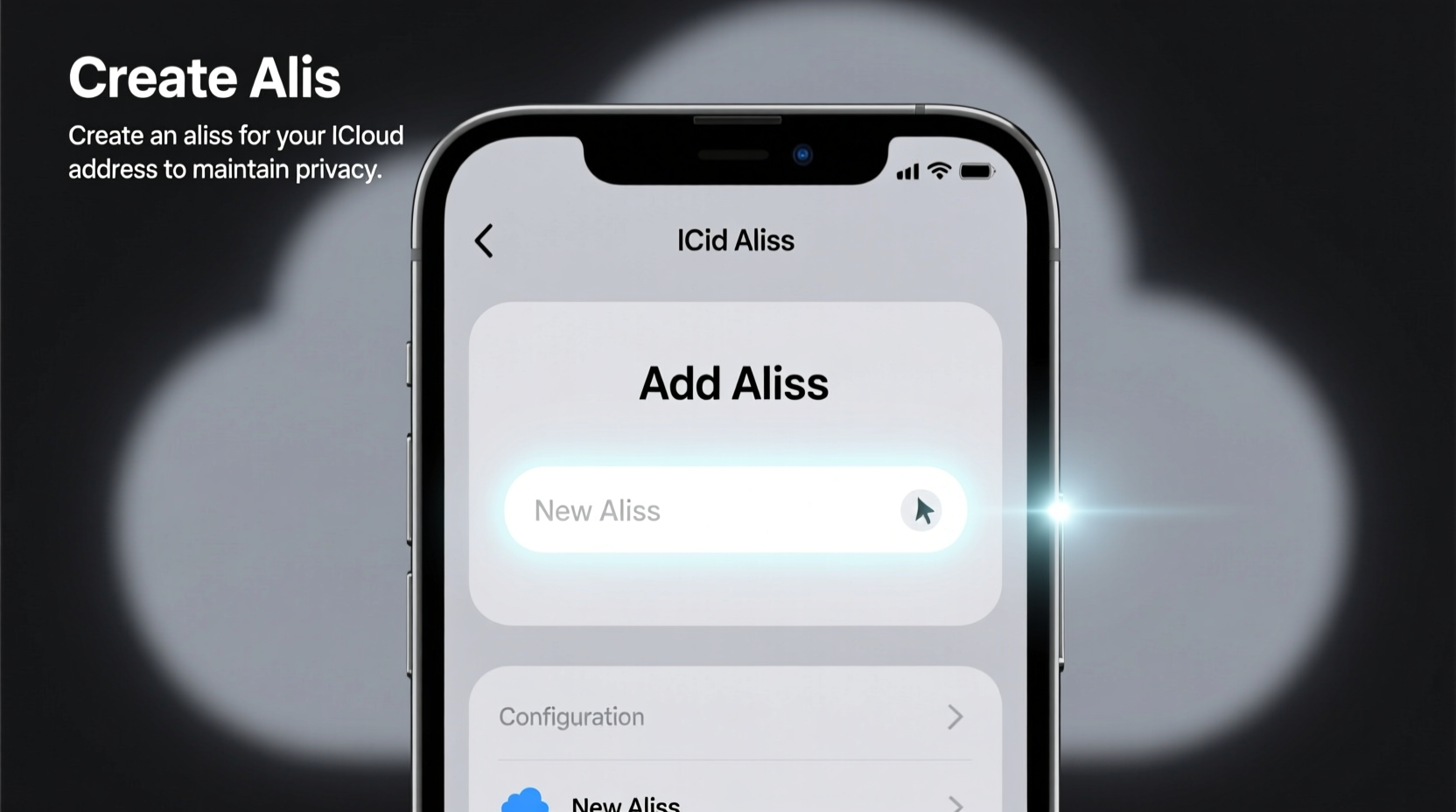 create an alias for your icloud address to maintain you