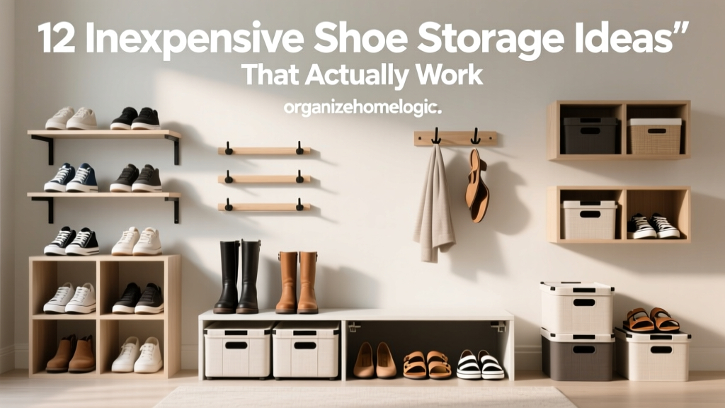 12 Inexpensive Shoe Storage Ideas That Actually Work