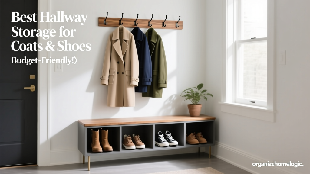 Best Hallway Storage for Coats & Shoes (Budget-Friendly!)