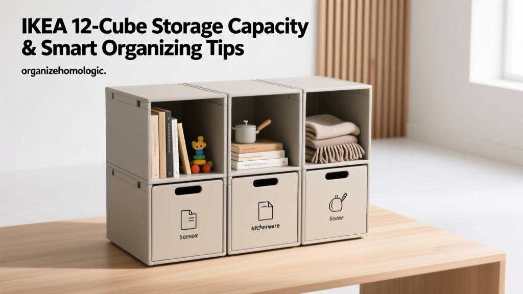 IKEA 12-Cube Storage Capacity & Smart Organizing Tips