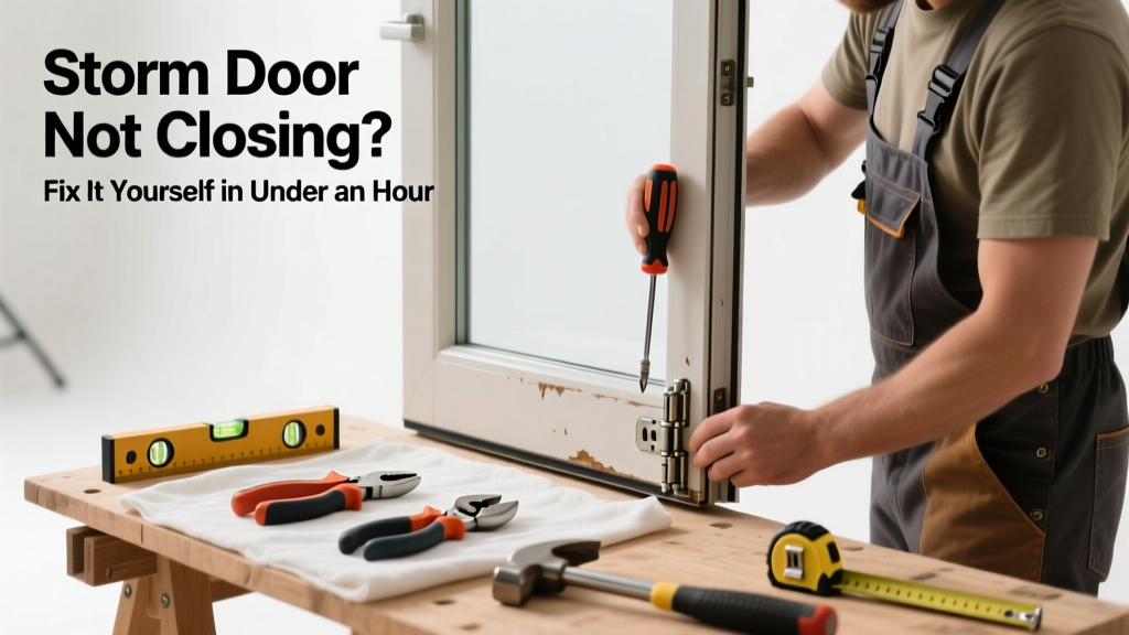 Storm Door Not Closing? Fix It Yourself in Under an Hour