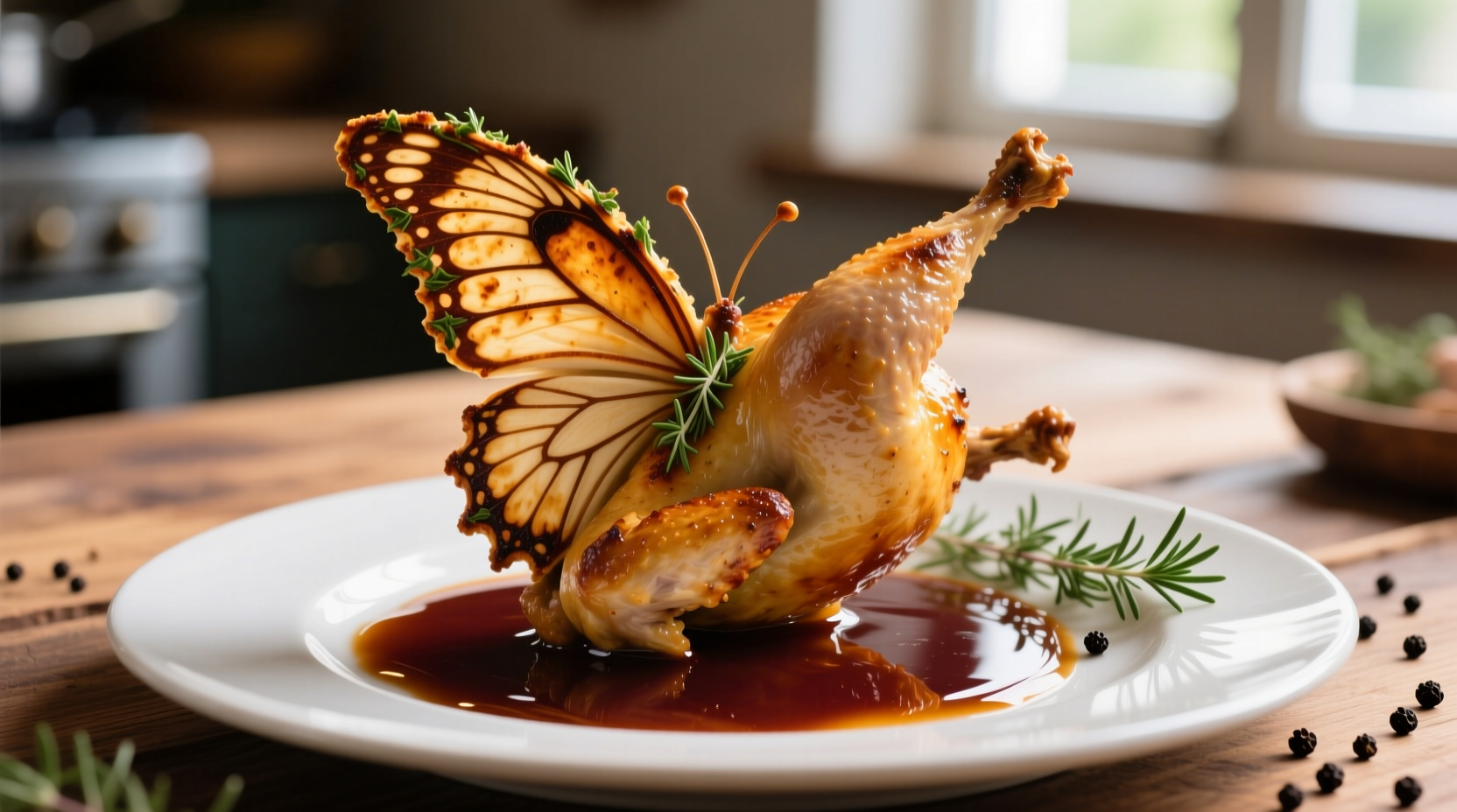Butterflied Roasted Chicken with Quick Jus Recipe: Fast, Juicy, Foolproof\