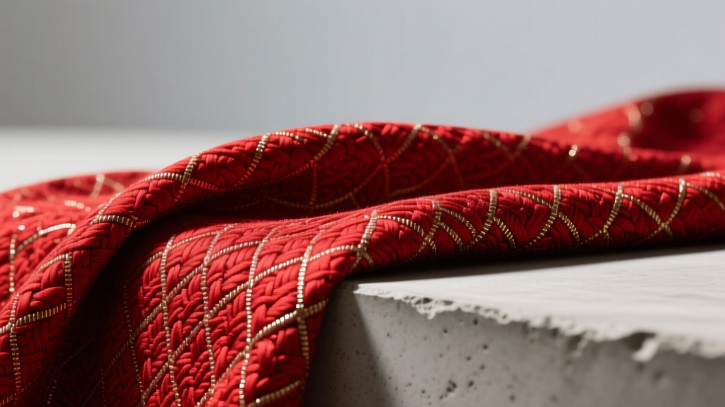 Red Jacquard Fabric: A Designer’s Guide to Structure & Style